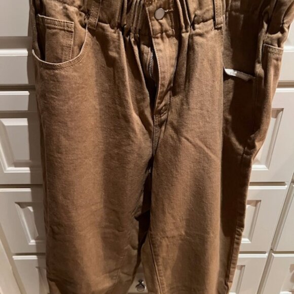 JEANS, BROWN 1XL, SHEIN CURVE - Picture 1 of 2